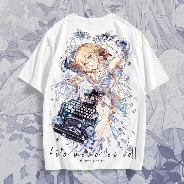 Auto Memory Doll - Violet Evergarden Oversized Tee