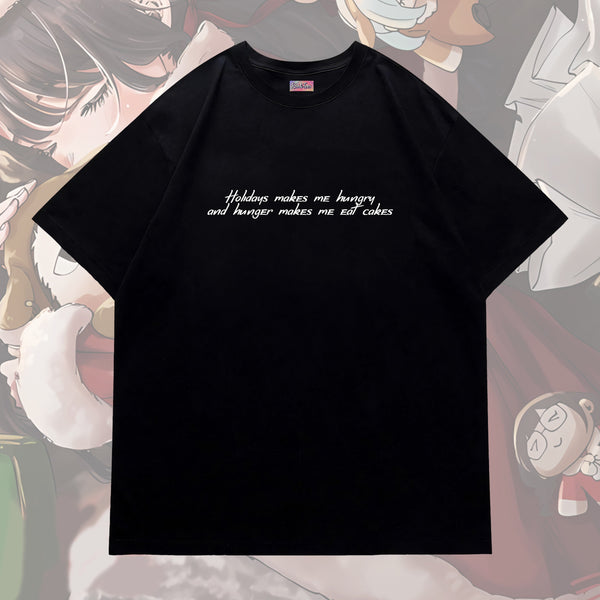 Waguri Eats Cake Holiday - The Fragrant Flower Blooms With Dignity Oversized Tee