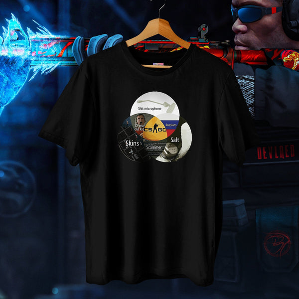 What Is CS:GO Black Meme Oversized Tee