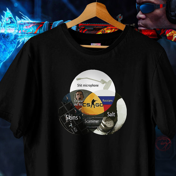 What Is CS:GO Black Meme Oversized Tee