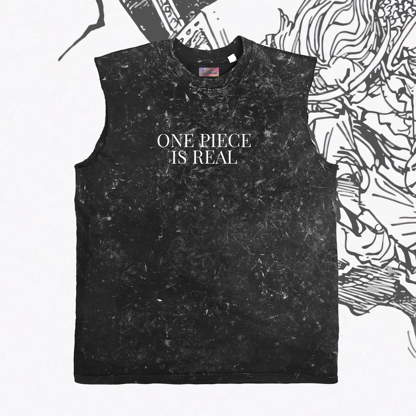 Whitebeard Pirates “One Piece is Real" Vintage Vest