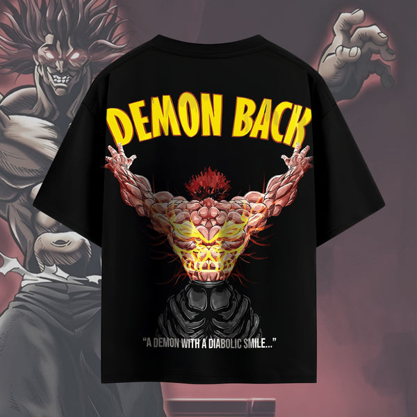 Yujiro Demon Back - Baki Hanma Oversized Tee