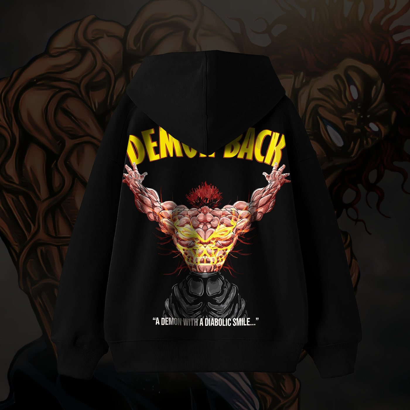 Yujiro Hanma – Demonback Oversized Hoodie