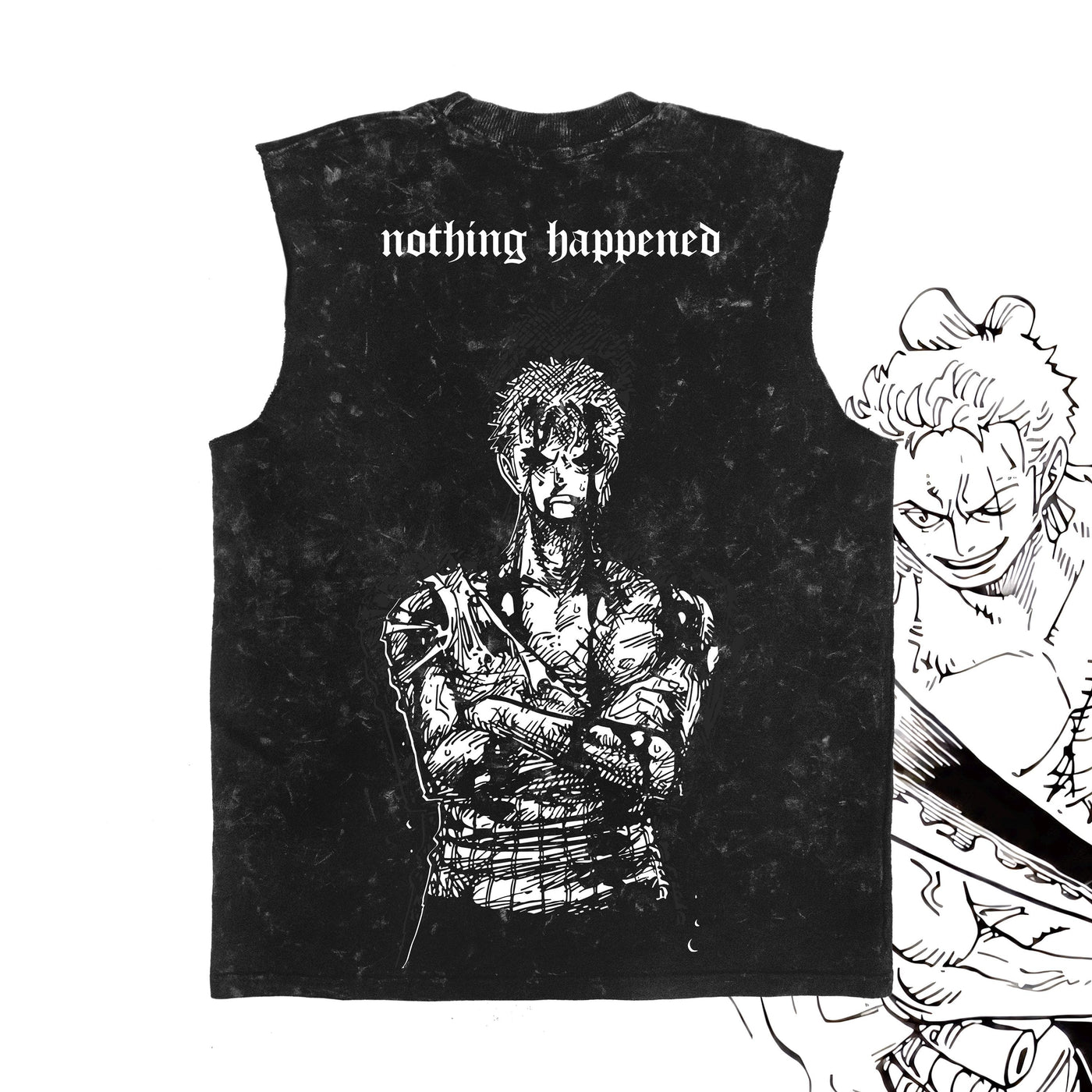 Zoro Nothing Happened Vintage Vest