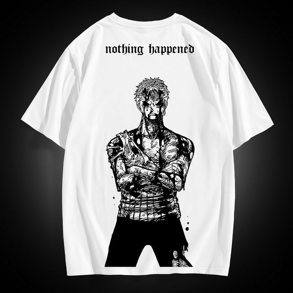 Zoro Skull & Swords Classic White - One Piece Oversized Tee